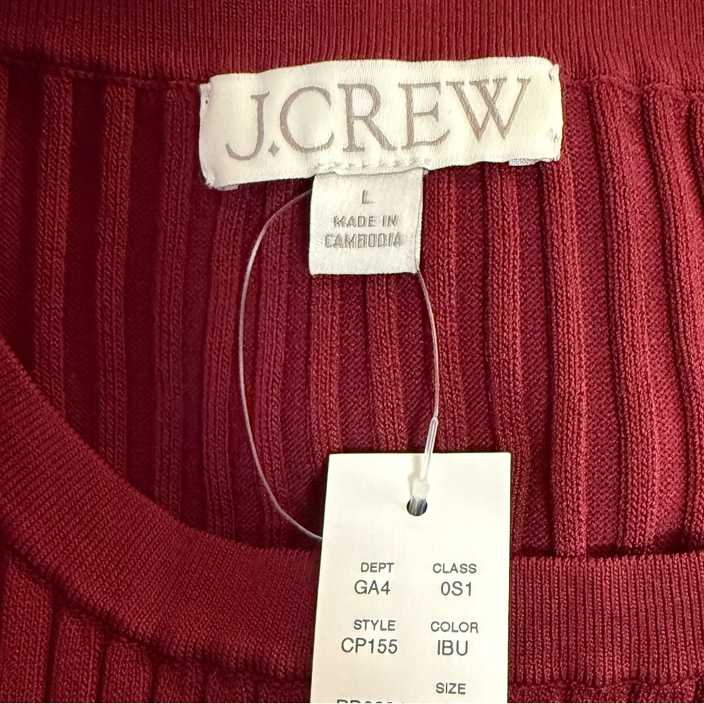 J.Crew Super-stretch ruffle sweater-dress - Picture 13 of 13